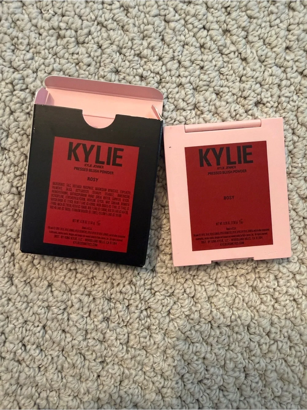 Kylie Cosmetics Pressed Blush, Rosy, NIB